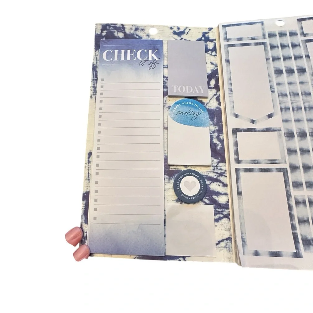 The Happy Planner Dream Big Blue Tones Accessory Book